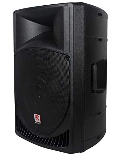 (2) Rockville Rpg15 15" Powered 1000W Dj/Pa Speakers+ 18" Subs+Poles+Cables #TOP2