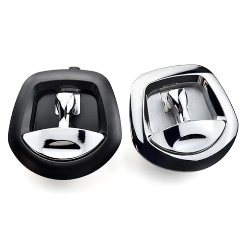 Whale Tail with Chrome Handle,Tool with Heavy Duty Truck Handle Paddle Large RV Lock Chrome Key 1Pcs(Black)