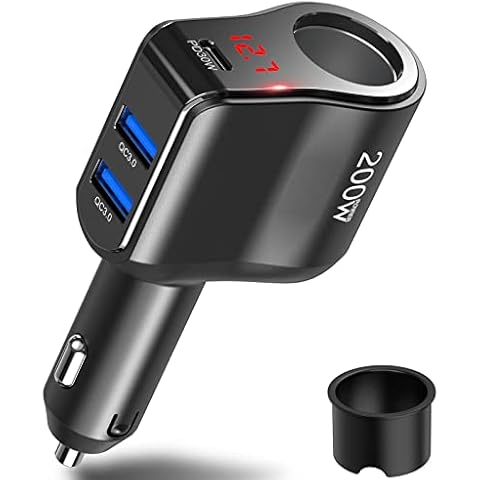 Cargador Coche Divisor USB C PD Cover