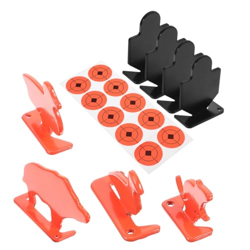 Cibles métalliques haute résistance pour pratique tir 8 pièces