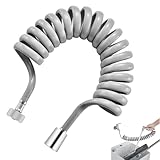 Duschschlauch, Teleskopischer Brauseschlauch 5m PVC Dusch Schlauch G1/2...