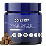 The Canine Supplement – Probiotics for Dogs | Soft Chews with Digestive Enzymes, Pumpkin & Prebiotics | Supports Gut Health, Immunity, Stool Quality & Nutrient Absorption | Peanut Flavor, 90 Count