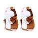 Tomaibaby 2 Stücke Sprechender Hamster Figur 16cm Plüsch Maus Elektronisches Spielzeug Baby Plüschtier Stofftier Kuscheltier Kinder Geburtstag Geschenke Haustier Interaktives Spielzeug (Ohne Akku)