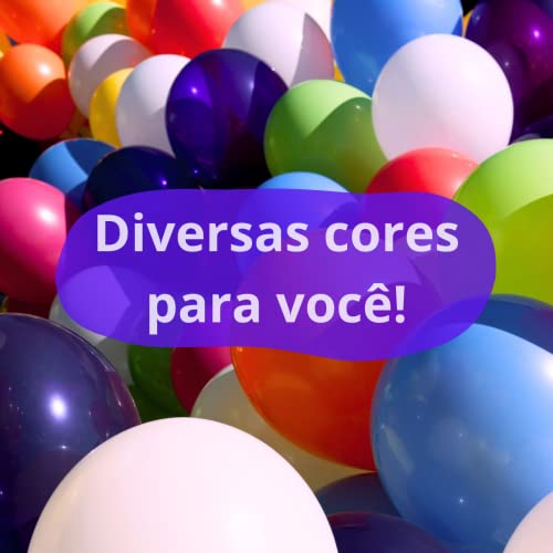 Balão Bexiga Liso para Festa e Decoração Tamanho 9 Polegadas- 50 Unidades (PINK)