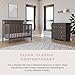 Child Craft Cottage Flat Top 4-in-1 Convertible Crib, Baby Crib Converts to Day Bed, Toddler Bed and Full Size Bed, 3 Adjustable Mattress Positions, Non-Toxic, Baby Safe Finish (Dapper Gray)