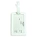 Shacke Medical Equipment Luggage Tag for Respiratory Devices (White/Vertical)