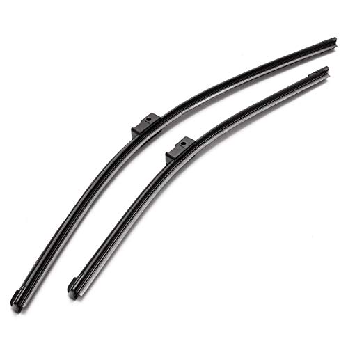 Image of Oshotto Frameless (O.E.M Type) Wiper Blades Compatible with BMW X3 Old (2010-2016) (24 inch / 19 inch)