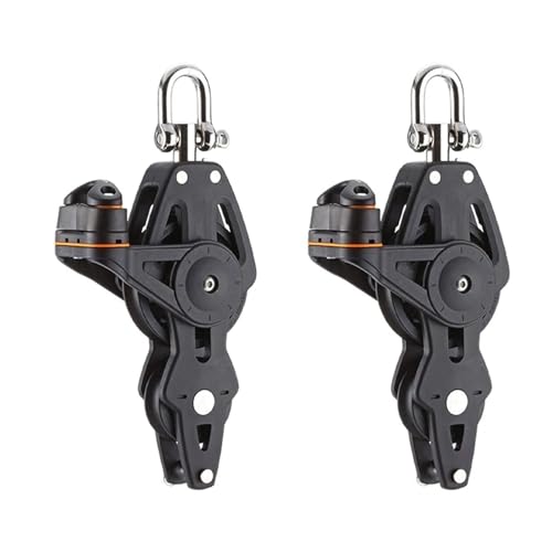 Poulie de roulement pour dériveur 35mm manille pivotante réglage écoute voile legere 2pcs