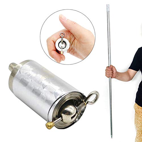 MINBB Vara de pesca mágica retrátil vara telescópica vara de pesca vara telescópica mágica de metal