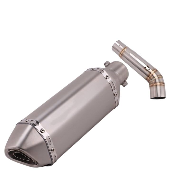 BOS Midget Carbon Steel Einddemper met E-keur Honda CB 600 Hornet