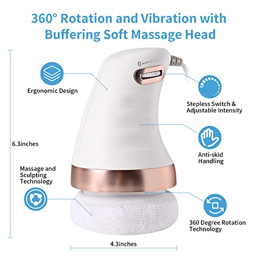 Body Sculpting Massager, Cellulite Massager Electric With 9 Massage Washable Pads, Beauty Sculpt Massager For Belly Waist Legs Butt Arms #TOP1