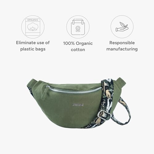 Ecoright Waist Bag for Women, Fanny Pack for Women & Men, Waist Bag for Riding, Phone, Accessories, Travel Pouch for Women 7 41TAIKMG0BL
