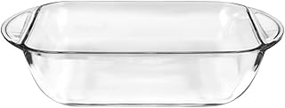 8" x 8" Glass Cake Pan, Oven Safe Glass Brownie Pan - Dishwasher, Microwave & Freezer Safe, Perfect for Brownies, Lemon Bars, Casseroles & Easy Cleanup