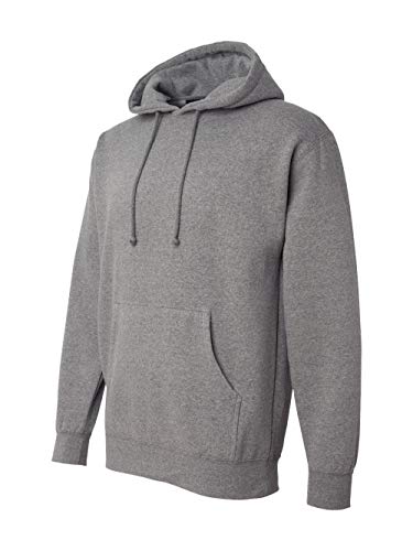 Independent Trading Co mens Hooded Pullover Sweatshirt gunmetal heather M