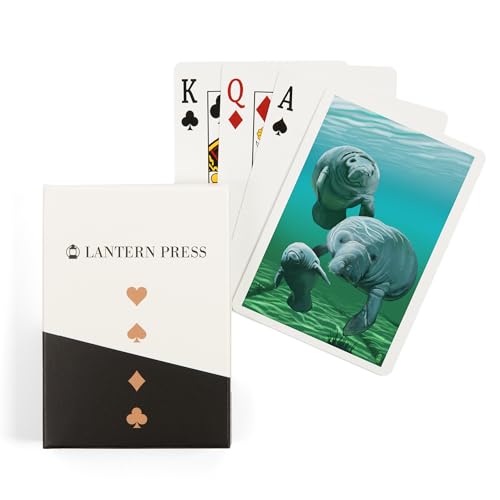 Baraja de 52 cartas para adultos de tamaño póker Manatees