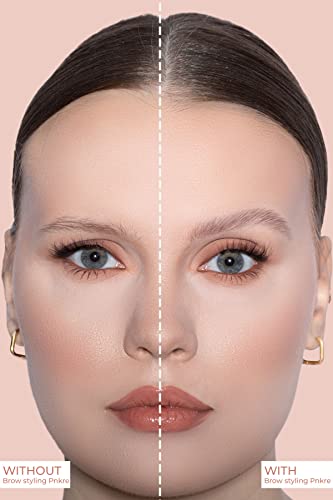 PNKRE Eyebrow Wax Shaping Soap Extra haltbares, langlebiges Shaper Gel, Styling Pomade Makeup Balm für vollere und dickere Augenbrauen 50ml