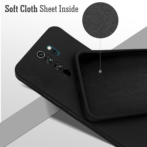 Image of Jkobi Back Cover Case for Xiaomi Mi Redmi Note 8 Pro (Matte Finish Silicone with Inside Fiber Cloth)