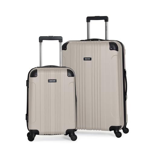 Kenneth Cole REACTION Out of Bounds Lightweight Hardshell 4-Wheel Spinner Luggage, Mushroom, 2-Piece...