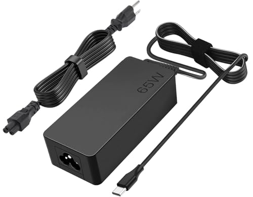 65W USB C Laptop Charger for Lenovo Thinkpad T480 T580, Yoga, Chromebook Computer Power Cord Replacement Type C Lenovo Laptop Charger USB C -  ZAYAUPVL