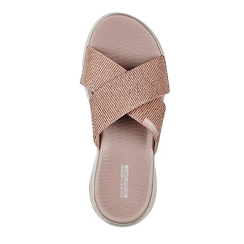 Image of Skechers Women On The Go 600 Glistening Slipper Casual Shoes