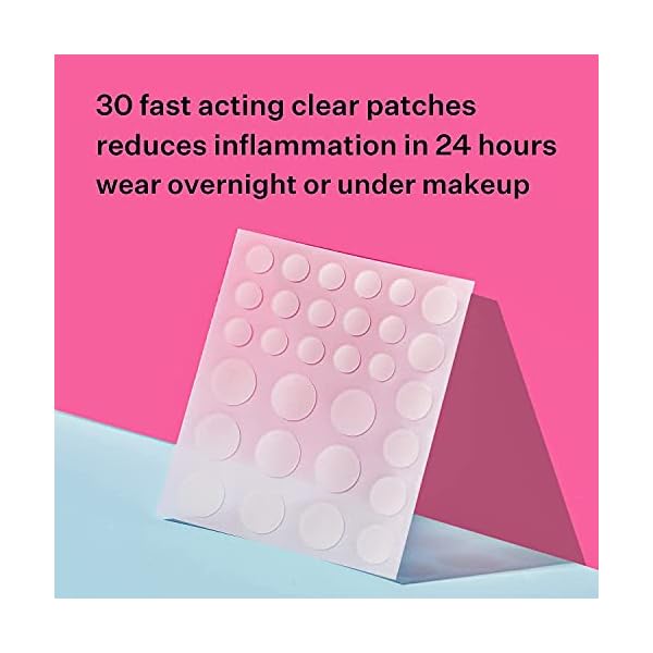 Peach-Slices-Acne-Spot-Dots-Clear-Hydrocolloid-Acne-Pimple-Patch-for-Zits-and-Breakouts-Treats-Drains-and-Shrinks-Blemishes-Vegan-and-Cruelty-Free-Three-Sizes-7mm-10mm-12mm-30-Count Peach Slices | Acne Spot Dots | Hydrocolloid Acne Patches | For Zits, Blemishes, & Breakouts | Vegan | Cruelty-Free | Pimple Patches | Facial Skin Care Products | 3 Sizes (7mm, 10mm, & 12mm) | 30 Ct