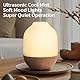 SALUBRITO Aroma Diffuser, 100ml Ultraschall Aromatherapie Diffusor für ätherische Öle, Weiß Holzmaserung Duftöl Diffuser, Kleiner Diffuser Luftbefeuchter für Zuhause Büro Yoga, Geschenk für Frauen