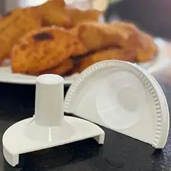 Forma Modelador Pastel Risoli Salgados Massa Kit 2 Tamanhos