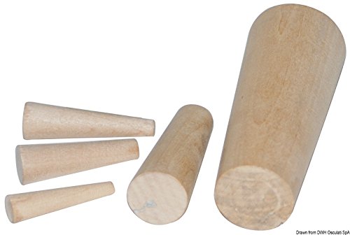 10 cônes en bois de sécurité