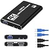 dobestyou 4K Capture Card Black for Streaming, Recording & Gaming HDMI Video Capture Device with USB 3.0, 1080p 60fps, Plug & Play,Zero Latency for PS5, Xbox, Switch, OBS, PC, Mac