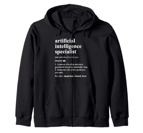 Especialista en Inteligencia Artificial Diccionario Divertido Sudadera con Capucha