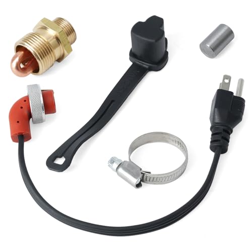 Lisnhlin 70000-73274 Block Heater Kit Compatible with Kubota B26 B20 B1550 B1700 B1750 B2100 B2620 B3030 B6200 B7200 Tractor Models Replaces 70000-91510 70090-32477 70090-32475, 115V 400W