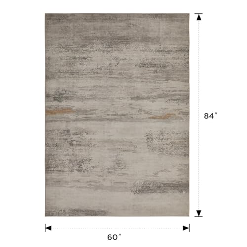 Tapete Joydeco abstracto moderno 5x7 lavable miniatura 2