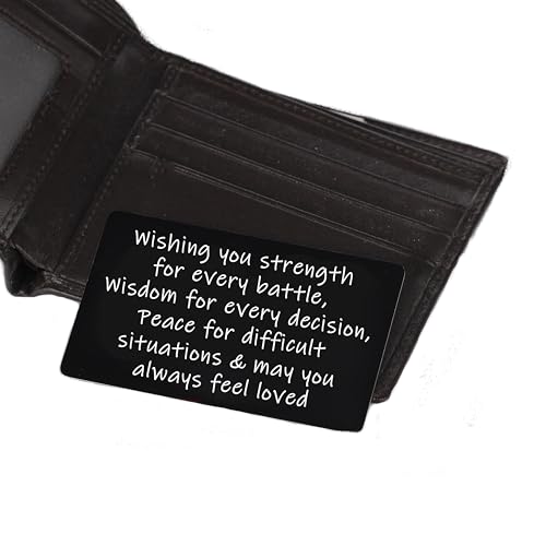 Religious Gifts for Men Christian Cards Engraved Wallet Insert Card for Women Men Graduation Christmas Birthday Present Inspirational Present Baptism Gifts for Him Her2