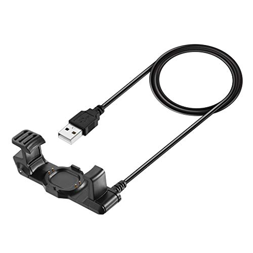 SUCHUANGUANG Base de Carga USB Cargador Fuente de alimentaci¨®n Cable de Transferencia de Datos Adaptador de Cable de l¨ªnea Port¨¢Til para Garmin Forerunner 225 Reloj Inteligente Base de Carga de