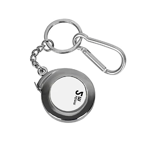 Small Tape Measure Keychain Mini Measuring Tape Retractable 6foot 2M Pocket Tape Measure With Clear Marking For Home Tape Measure Keychains Functional Mini Retractable Measuring Tape Keychains 6foot