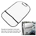 Klanata 2-Pack Back Protectors - Thick, Transparent Kick Mats for Cars & SUVs, Ideal for Kids & Babies