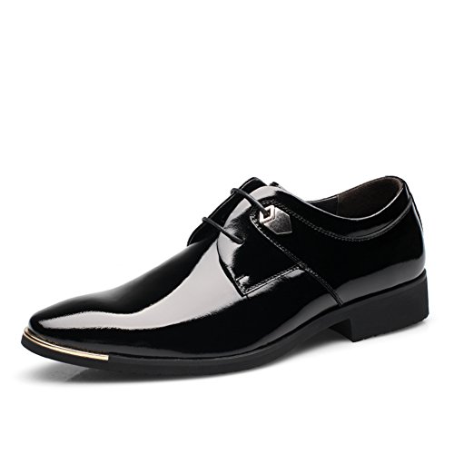 Chaussures de robe d'affaires pour homme en cuir au design pointu