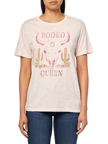 T-shirt Rodeo Queen Lucky Brand pour femme une coupe boyfriend vintage et décontractée
