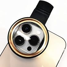 Square Phone Lens Port Design,Portable Universal 52mm Thread Clip for Cell Phone Camera Assistant Lens and Effects Filters, for iPhone 15 14 13 12 11 X Plus Lens Filter Clip