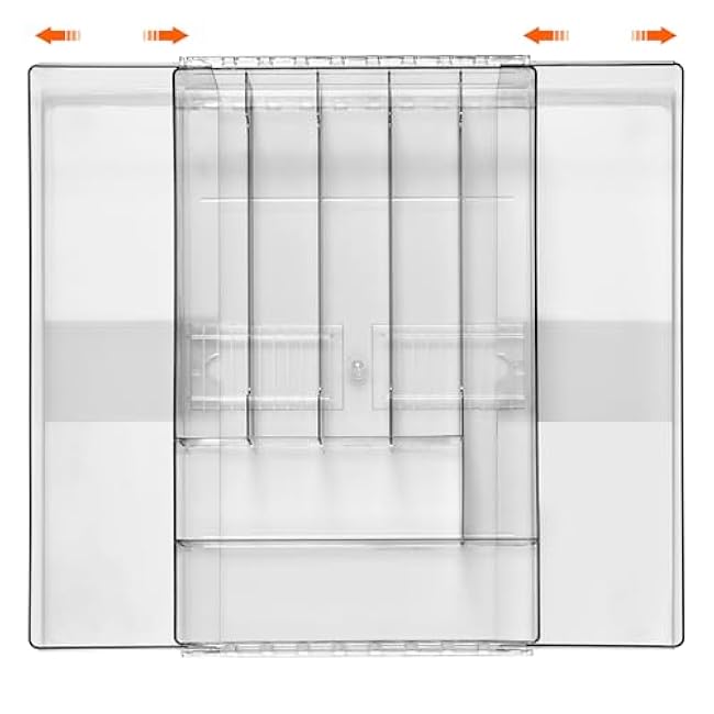 Sorbus Silverware Organizer ¨C Expandable Kitchen Drawer Organizer, Adjustable Utensil Organizer, Cutlery Tray for Forks, Knives, Spoons ¨C Multipurpose Flatware and Kitchen Storage Solution