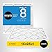 Simply 16x25x1 Air Filter, MERV 8, 6 Pack, For Home AC Furnace & HVAC (Actual Size: 15.75