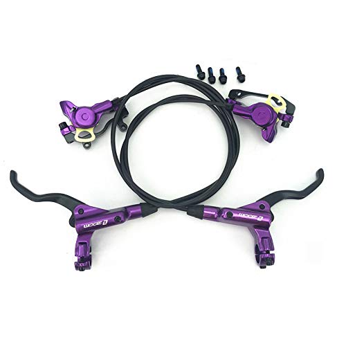 QYWSJ Juego de Frenos de Disco hidráulico Delanteros y Traseros para Bicicleta de montaña MTB BMX, 6 Colores Opcional (800 mm y 1400 mm)