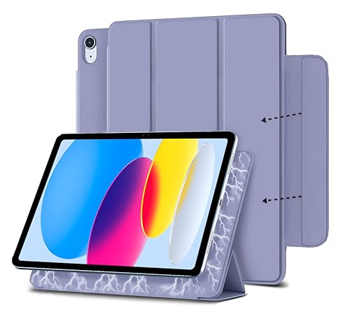 Image of ProElite Case Cover for Apple iPad (A16) 11th /10th Gen (2025 /2022) Cover, Smart Magnetic Case Cover for Apple iPad 11th /10th Generation 2025 /2022, Lavender