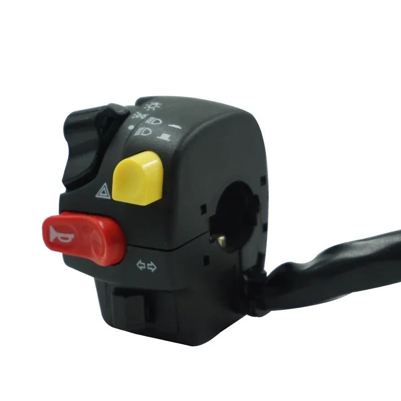 Motociclo Interruttori Fari Manubrio Gruppo Interruttore Manubrio Faro Avvisatore Di Sorpasso Faro Avvisatore Acustico Pulsante Luminoso Adatto Per Yamaha(Left side)