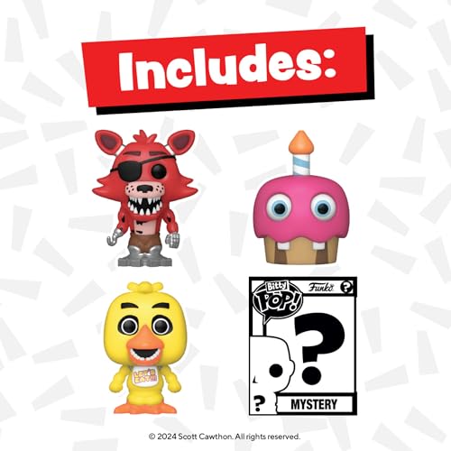 Funko figurines Bitty Pop Five Nights at Freddy’ Foxy - vue 6