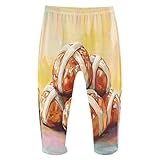 Caihoyu Baby Pjs with Feetie Cotton Footed Bottoms with Attached Legs for Unisex Boys Girls 6M Happy Easter Hot Cross Buns