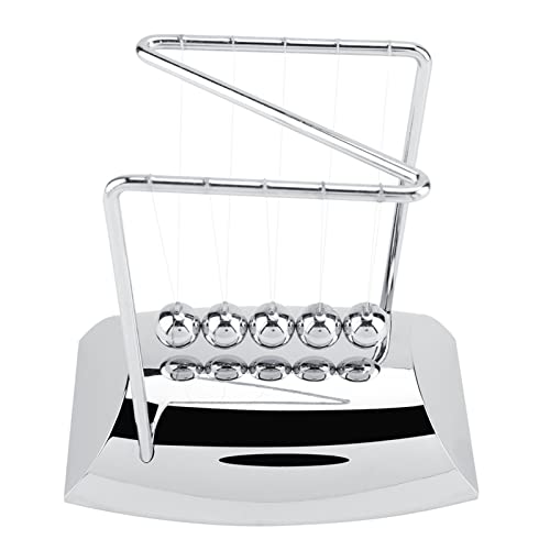 Pendule de Newton en acier de 18,5 cm, le cadeau scientifique parfait pour votre bureau - 4