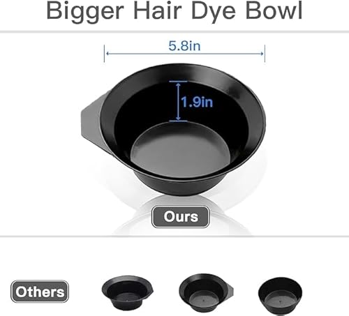 20 Pcs Hair Dye Brush and Bowl Set — alternate angle