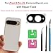 For Pixel 9 Pro XL Back Rear Camera Glass Lens Replacement Compatible with Google Pixel 9 Pro XL Camera Lens Glass with Adhesive Pre-Installed and Repairing Toolkits