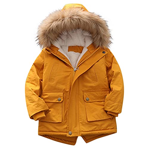 Jjhaevdy Boys And Girls Baby Warm Winter Coats Hooded Wadding Outwear Lightweight Jacket Thick Hoodies #TOP30